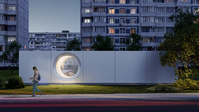 Zagorye metro station. The competition project 2022