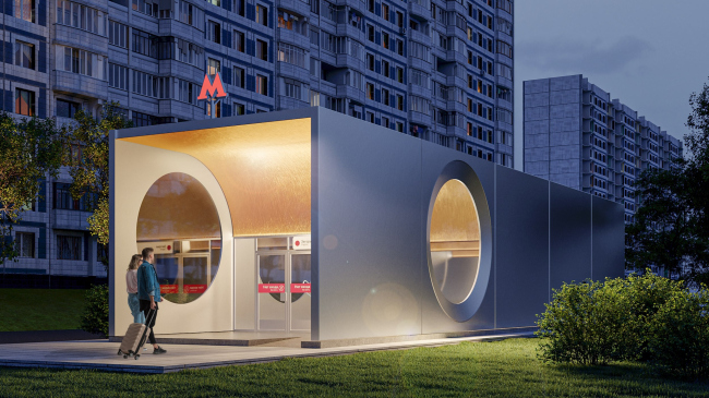 Zagorye metro station. The competition project 2022