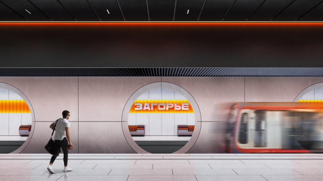 Zagorye metro station. The competition project 2022