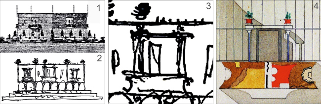 ���. 13. ������� ������� ��� ���� � ��������� � ���������� ����� ���������: 1. ������ ���������� ����� � ����� �� 180 ����, 1935; 2. ����� �������� 1930-� ��., �����, ���. � ��-5475; 3. �������� ������ � ����������� ������ ������� �����; 4. �������� ������ ���� � ������ �������, 1935, � ������ ������� �����.