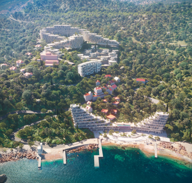 Apartment complex on the South Coast of Crimea