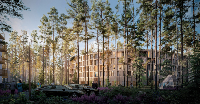 Apartments in Roshchino. Health center