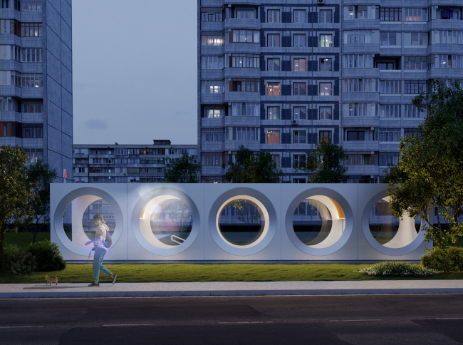 Zagorye metro station. The competition project 2022