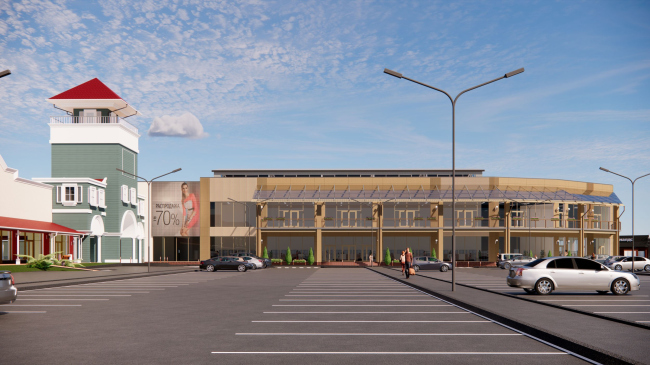 ��� � ������� ����������� ��������� �������� Novaya Riga Outlet Village