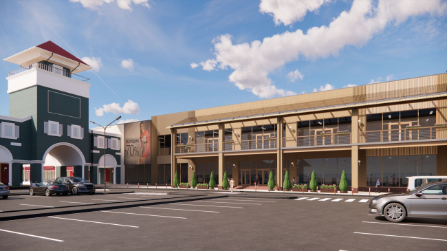 ��� � ������� ����������� ��������� �������� Novaya Riga Outlet Village