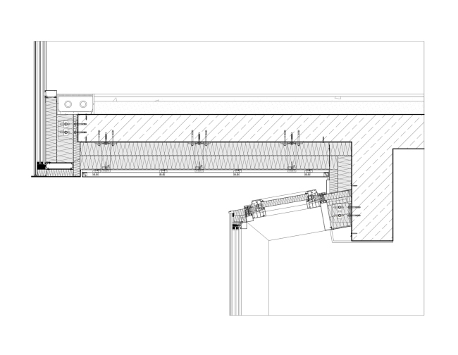 Intermediate floor node. The business center on Butyrskaya Street