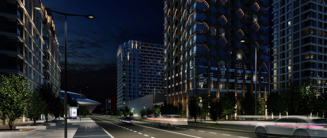 Ostrov housing complex: the concept of architectural lighting