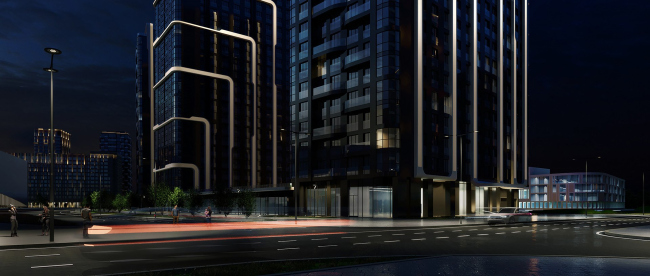 Ostrov housing complex: the concept of architectural lighting