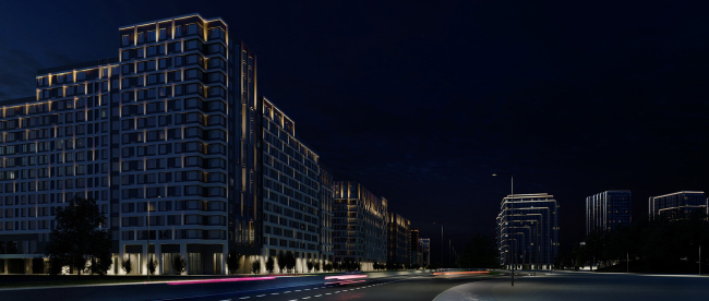 Ostrov housing complex: the concept of architectural lighting