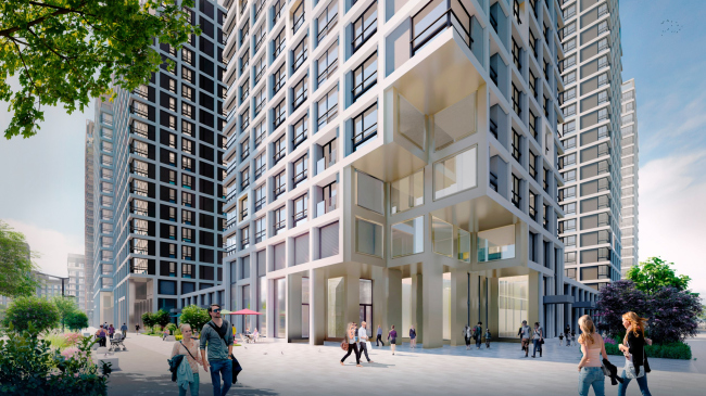 "Ostrov� (�Island") housing complex. Block #6