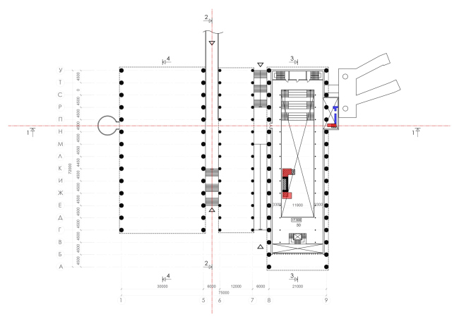 План 3 этажа. 
Музейный комплекс «Центр промышленного прогресса», Выкса, проект, 2022