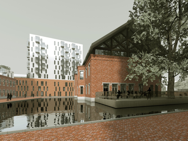 Composers′ Residences housing complex, the competition project 2011