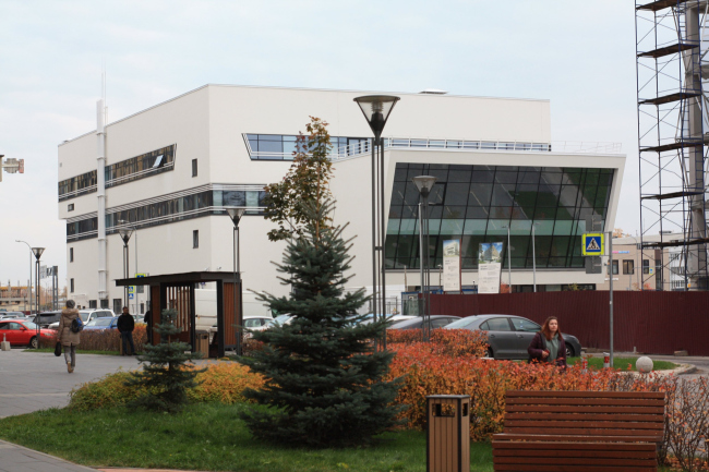 The health and fitness center in New Piter housing complex
