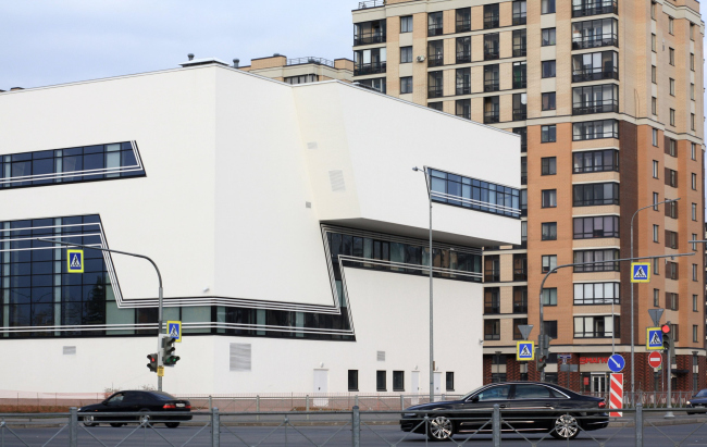 The health and fitness center in New Piter housing complex