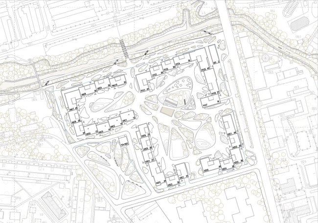 Sky Garden housing complex. The master plan