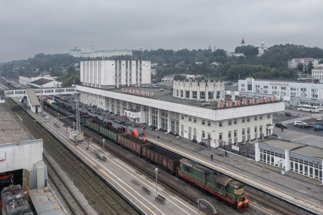 Железнодорожный вокзал города Владимира