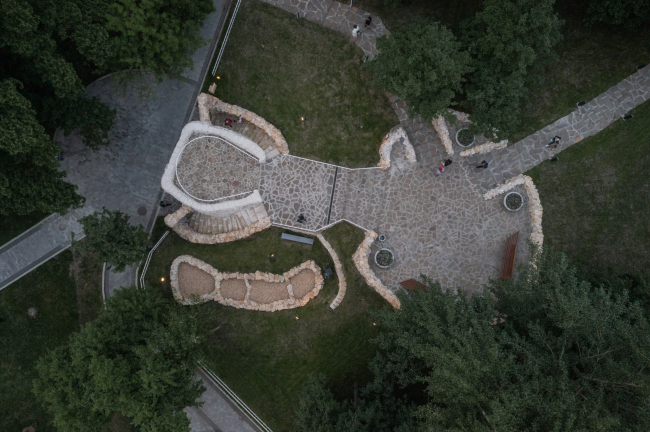 The grotto of the XIX century in Moscow′s Bauman Garden. Restoration 2018-2022