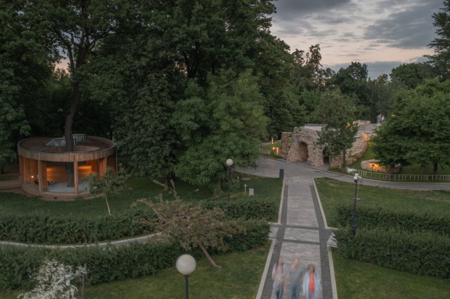 The grotto of the XIX century in Moscow′s Bauman Garden. Restoration 2018-2022