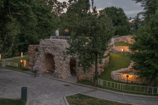 The grotto of the XIX century in Moscow′s Bauman Garden. Restoration 2018-2022