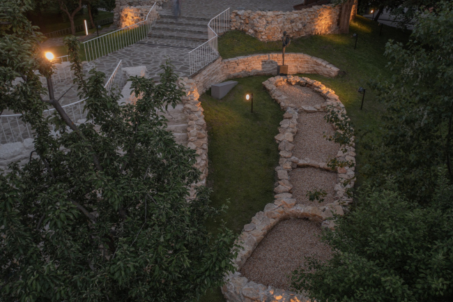 The grotto of the XIX century in Moscow′s Bauman Garden. Restoration 2018-2022