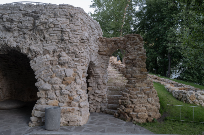 The grotto of the XIX century in Moscow′s Bauman Garden. Restoration 2018-2022