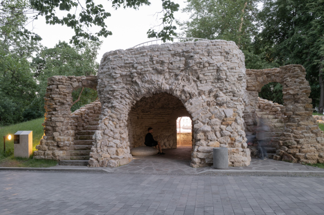 The grotto of the XIX century in Moscow′s Bauman Garden. Restoration 2018-2022