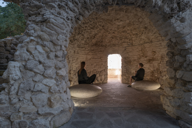 The grotto of the XIX century in Moscow′s Bauman Garden. Restoration 2018-2022