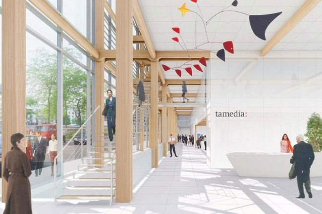 Штаб-квартира медиа-концерна Tamedia © Shigeru Ban Architects