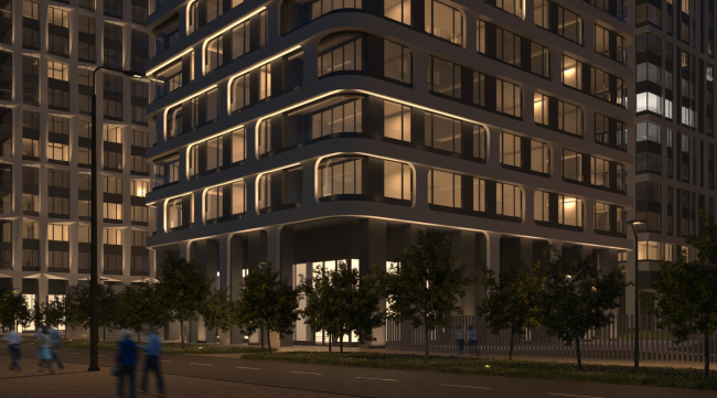 Ostrov housing complex: the concept of architectural lighting