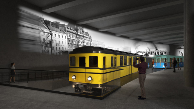 Музей транспорта Москвы, эскизная концепция постоянной экспозиции, 2020–2023