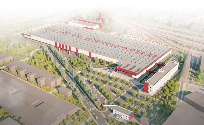 Reconstruction of the Rostselmash plant. Variant 1 � general view