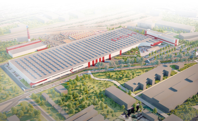 Reconstruction of the Rostselmash plant. Variant 1 � general view