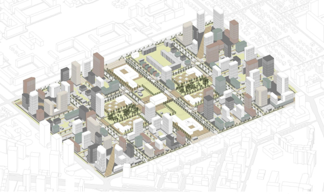 Microdistrict M73, from Amundsen Street to Chkalova Street Microdistrict M73, from Amundsen Street to Chkalova Street