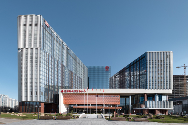 Park Huaming business center on Wilhelm Pieck Street in Moscow