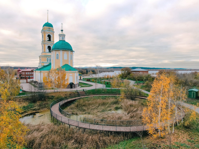 Improvement of the historical center of Nikolo-Berezovka village