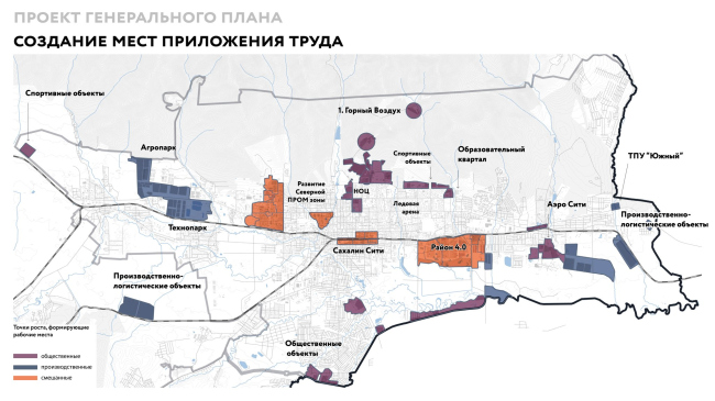 Creation of places of labor application