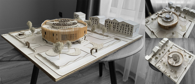 Детский сад в структуре жилого квартала в Салехарде, СПбГАСУ 2023. Руководители: Михалычев А.В., Иванов С.И., Супранович В.М., Шедогубова Е.Ю. Детский сад в структуре жилого квартала в Салехарде, СПбГАСУ 2023. Руководители: Михалычев А.В., Иванов С.И., Супранович В.М., Шедогубова Е.Ю.