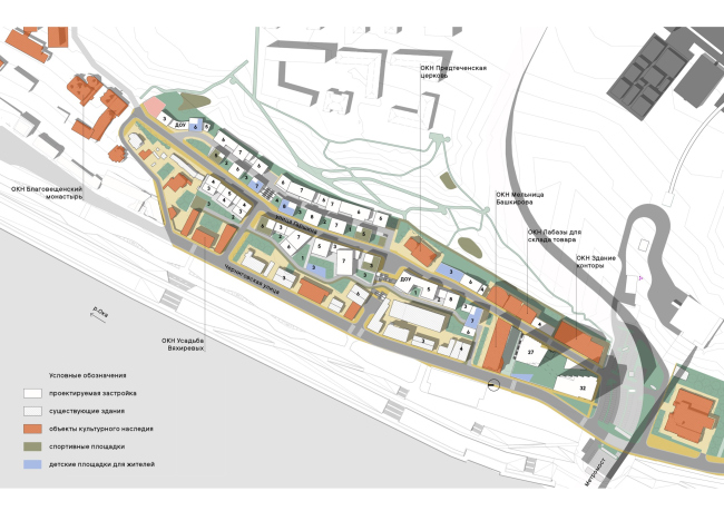Integrated development of the Blagoveshchenskaya Sloboda area in Nizhny Novgorod. The master plan