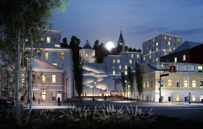 Stage Master Plan Concept Competition of the territory of Blagoveshchenskaya Sloboda area in Nizhny Novgorod