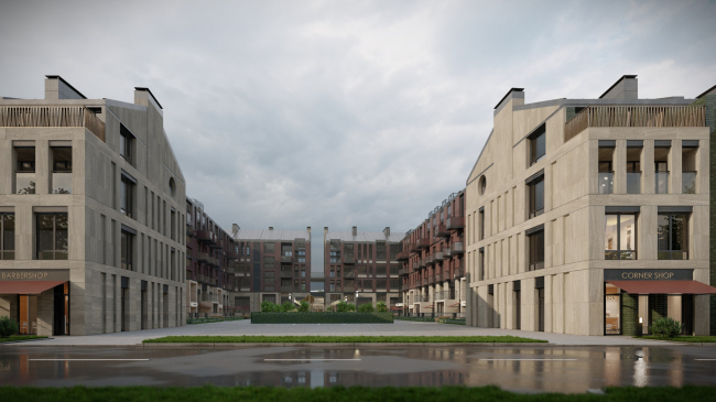 Evgenyevskaya housing complex on the territory of Mytny Dvor, St. Petersburg