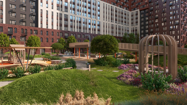 Благоустройство ЖК Первый Московский Благоустройство ЖК Первый Московский