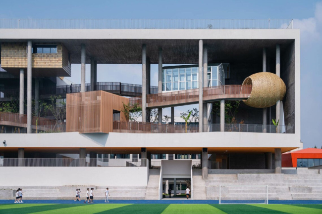 Huizhen High School, �����, �����. ���������� Zhejiang University of Technology Engineering Design Group