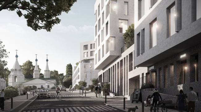 Cluster 1. Project stage of development of four clusters of the Blagoveshchenskaya Sloboda area in Nizhny Novgorod
