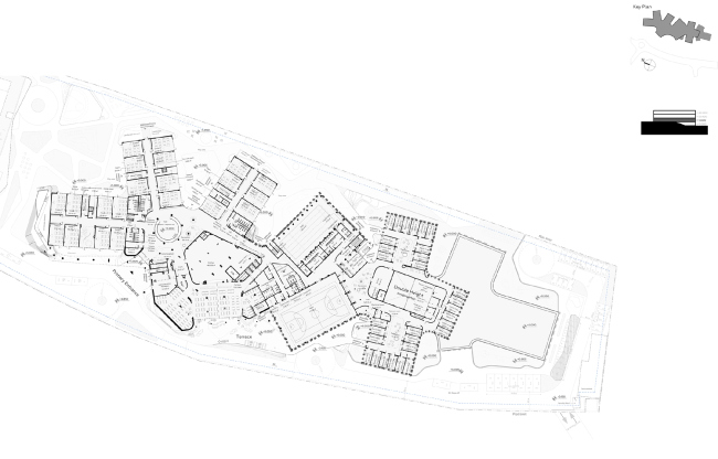 Plan of the 1 floor. Gymnasium Dubai
