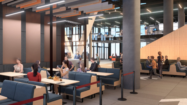 Reconstruction of the regional youth center Polyot in Oryol � the cafe