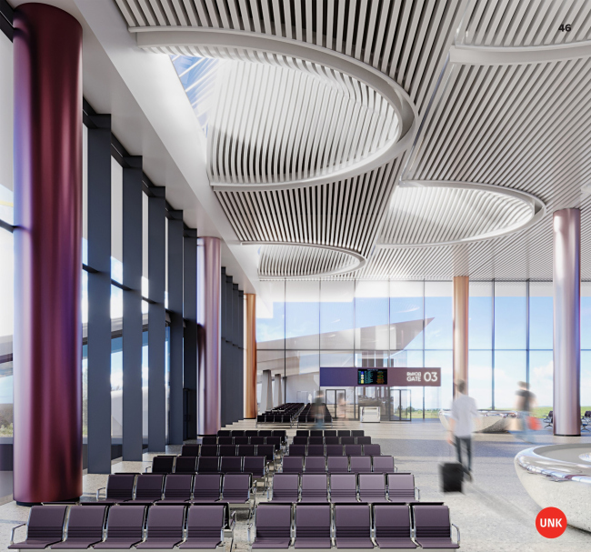 Omsk-Fedorovka Airport. Competition bid by UNK