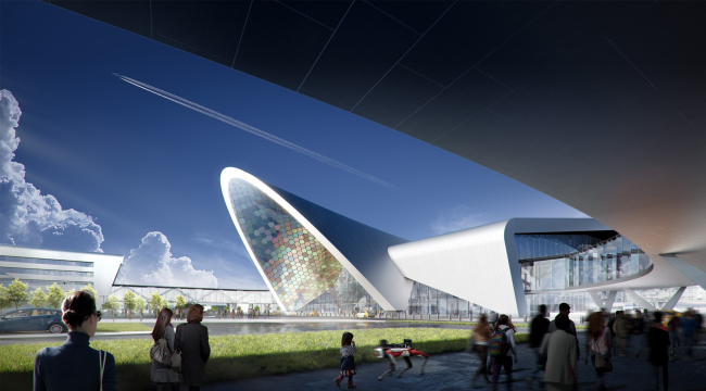 Omsk-Fedorovka Airport. Competition bid by UNK