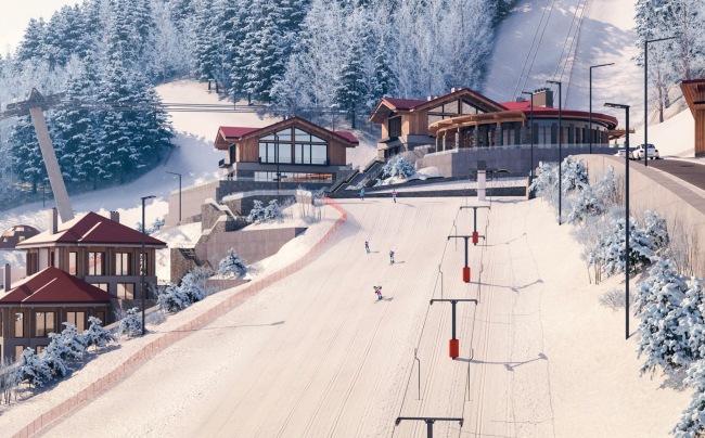 Armkhi all-Season tourist and recreational complex. The architectural concept