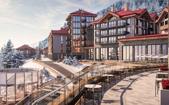 Armkhi all-Season tourist and recreational complex. The architectural concept