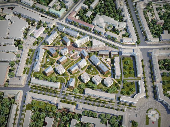 The Depo housing complex in Minsk, architectural concept, 2020